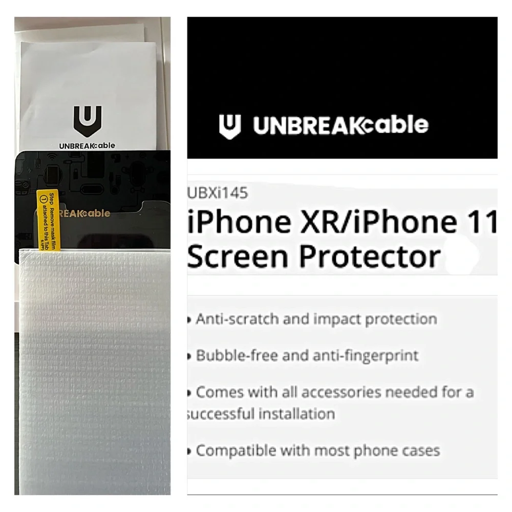 iPhone Screen Protector Unbreakable Scratch Resistant Glass